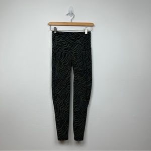Sweaty Betty Power 7/8 Workout Tights Pocket Leggings Zebra Print Size XS